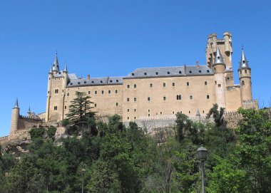 İspanya, Segovia 'daki Alcazar.
