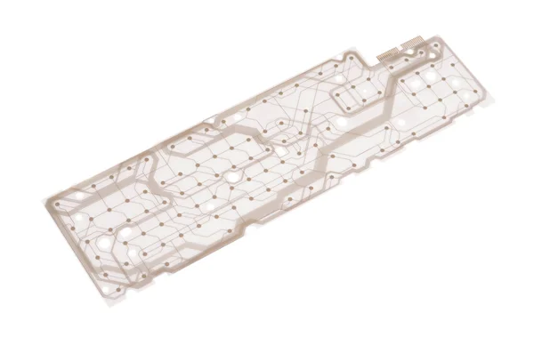 baskılı devre beyaz zemin üzerine izole