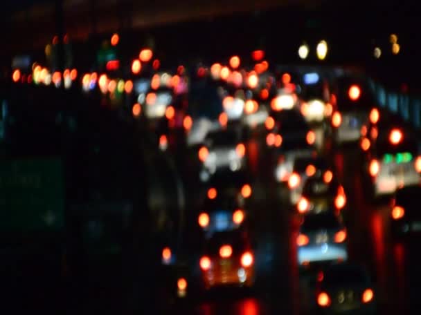 在曼谷的交通堵塞 — 图库视频影像
