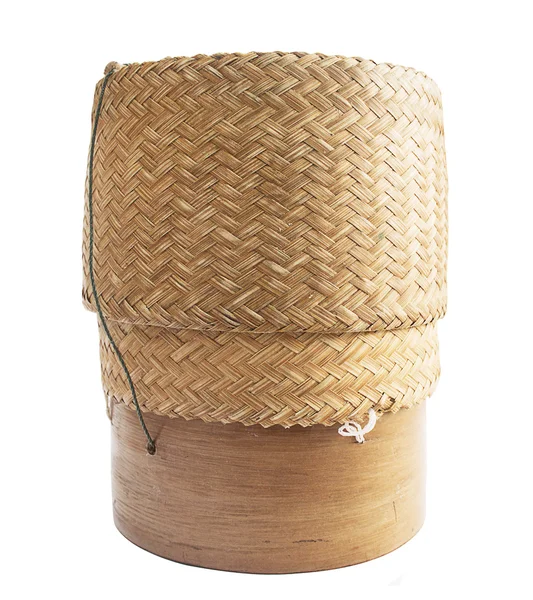 Kratip, tajski laos bambusa lepki ryż kontener — Zdjęcie stockowe