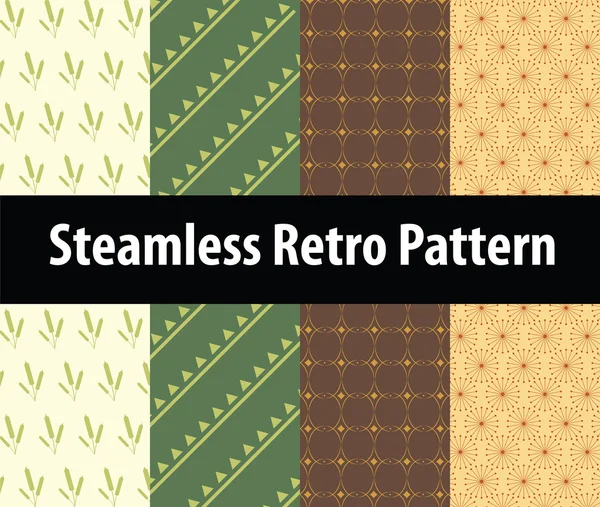 Steamless retro patterns