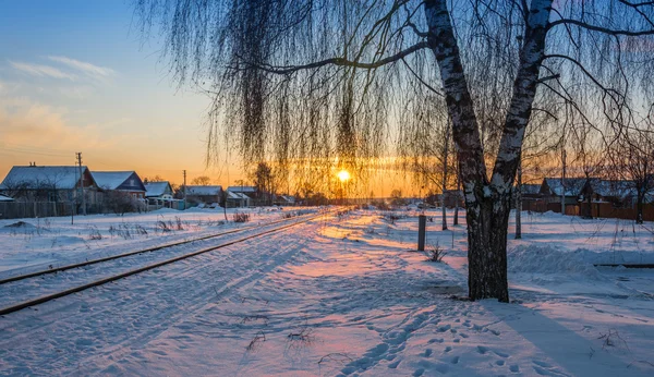 Noite de inverno . — Fotografia de Stock