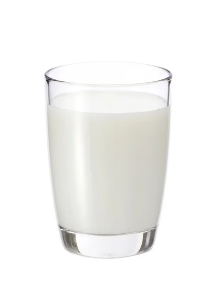 Bir bardak taze süt.