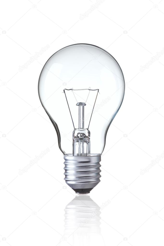 Light bulb, Realistic photo image