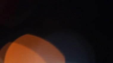 bokeh, gerçekçi sinema, film, film için kredi başlık arka plan - stok video