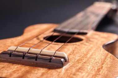 Ukulele ahşap.