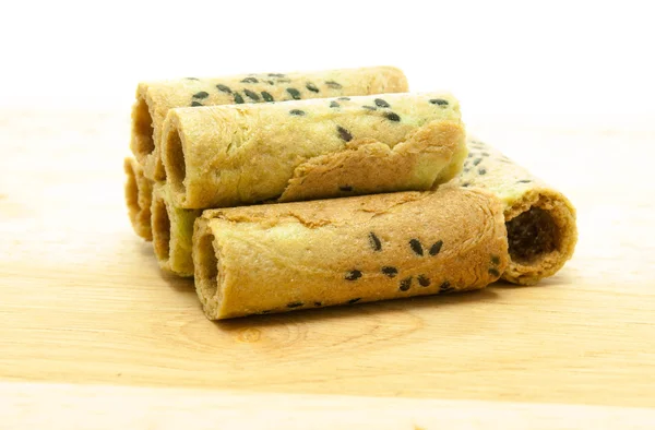 Rollo de galleta de coco tailandés — Foto de Stock