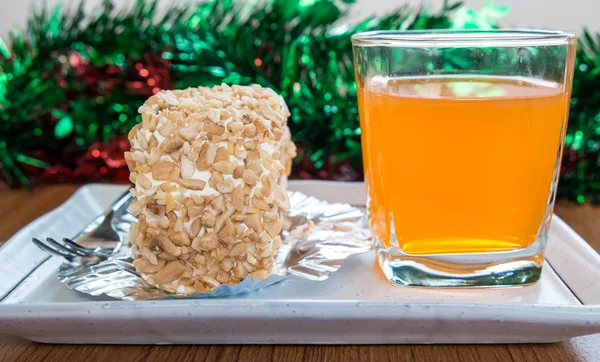 Mandelkuchen lizenzfreie Stockfotos