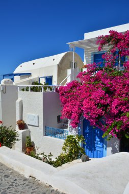 santorini, oia geleneksel mimarisi