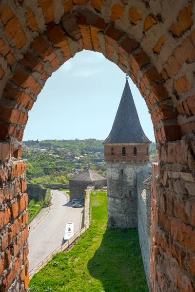 Vista del Castillo Viejo de sus lagunas — Foto de Stock