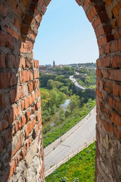 View of the Old Town of its loopholes — Stock Photo, Image