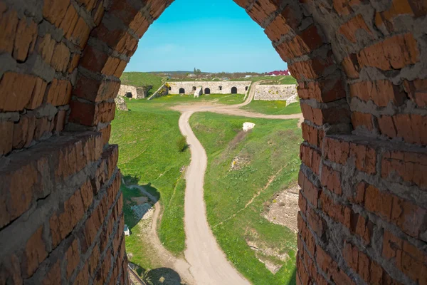 Vista del Castillo Viejo de sus lagunas — Foto de Stock