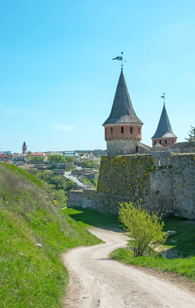 Widok na stary zamek — Zdjęcie stockowe