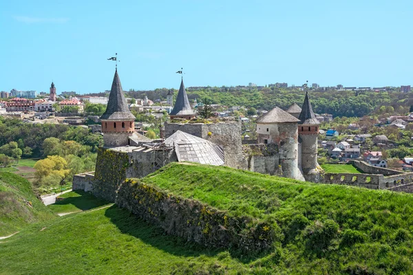 Widok na stary zamek — Zdjęcie stockowe