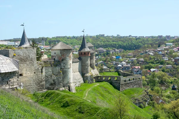 Widok na stary zamek — Zdjęcie stockowe