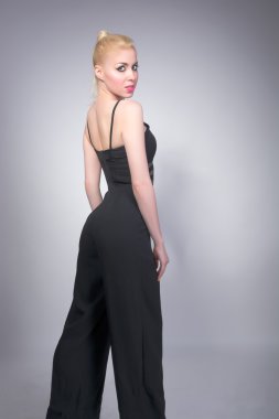 güzel bir kadın, Studio, oryantal tarzı makyaj.