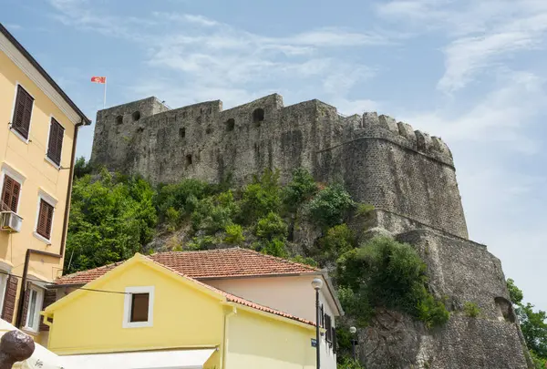 Старая Крепость Городе Герцег Нови Черногории Летом — стоковое фото