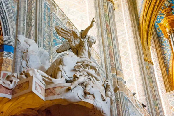 Sculptures Albi Cathedral Place Sainte Cecile Albi France — Foto Stock