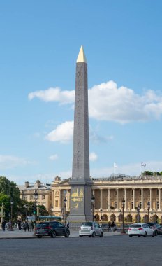 Editorial. June, 2022. Paris, France. The Luxor Obelisque (Obelisk) in Paris, a Piece of Egypt in France