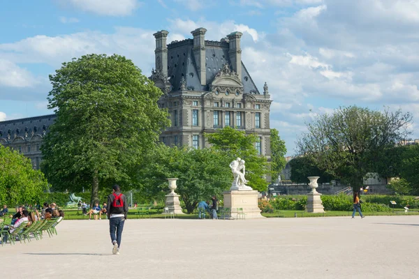 Editorial June 2022 Paris France Tuileries Park Louvre Paris France — Fotografia de Stock