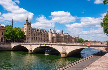 Editorial. June, 2022. Paris, France.. The Pont Neuf is in fact Paris' oldest bridge along the Seine River. 