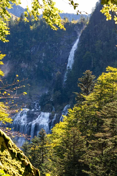 Cascada Ars Una Cascada Natural Francia Pirineos —  Fotos de Stock