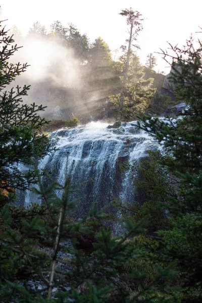 Wodospad Ars Jest Naturalnym Wodospadem Francji Pireneje — Zdjęcie stockowe