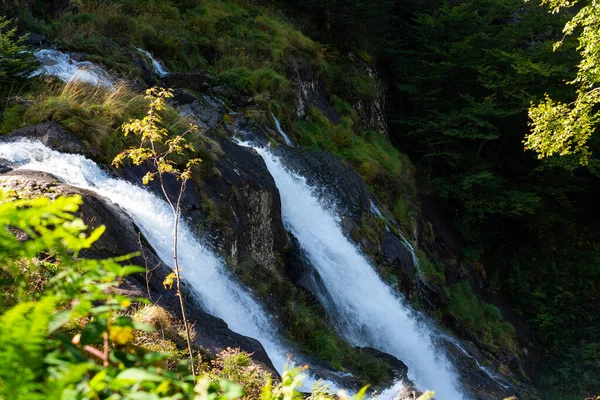 Cachoeira Ars Uma Cachoeira Natural França Pirinéus — Fotografia de Stock