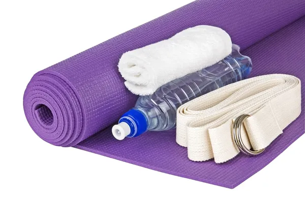 Set für Yoga-Praxis — Stockfoto