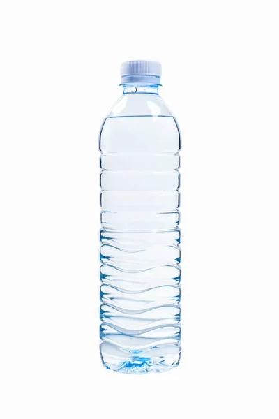 在白色背景上隔离的塑料水瓶 — 图库照片