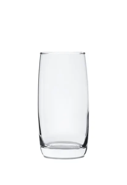 Empty Glass Isolated White Background — Stock Photo, Image