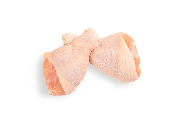 Kyckling Ben Isolerad Vit Bakgrund — Stockfoto