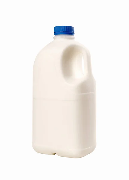 Γαλόνι Γάλακτος Που Απομονώνονται Λευκό Φόντο — Φωτογραφία Αρχείου