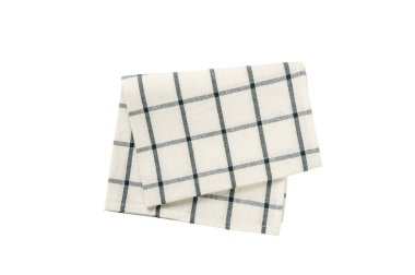 Beyaz arkaplanda izole edilmiş üst mendil görünümü. 