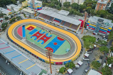 CARACAS, VENEZUELA, MAYIS 2022, Çok Sporlu Spor Kompleksi Teo Capriles Velodrome.