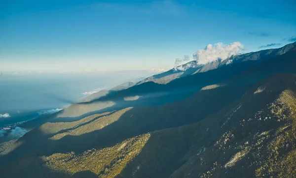 Мбаппе Вид Вершины Горы Авила Галипане Выходящей Карибское Море Национальном — стоковое фото