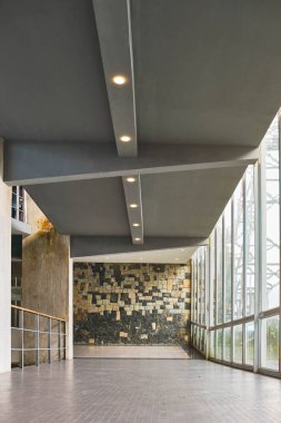 Cableway istasyonu Waraira Repano, Caracas, Venezuela 'da. Peyzaj kavramı.