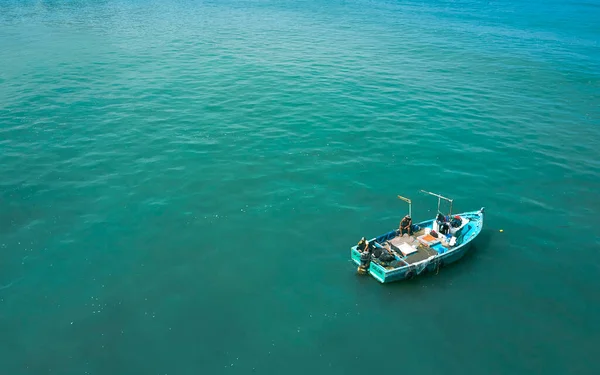 Scenic View Traditional Fishing Boats Bay Lima Peru — Stock Photo, Image
