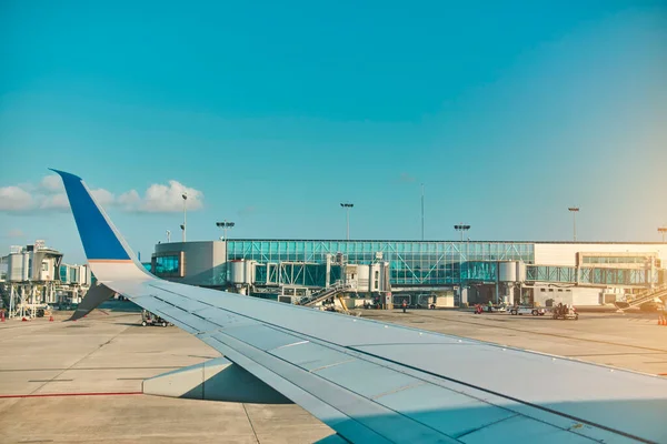 Вигляд Літака Аеропорт Панама Сіті — стокове фото