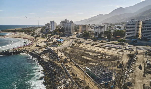 Preparando Pista Karts Para Pavimentar Zona Construcción — Foto de Stock