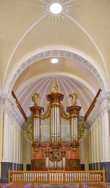 Innenraum Der Katholischen Kirche Basilika Kathedrale Von Arequipa Zentralen Platz — Stockfoto