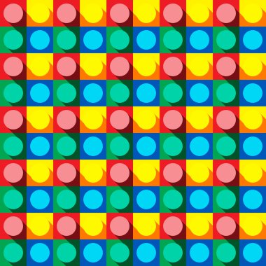 Lego blokları desen