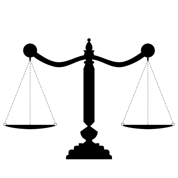 Icono de escala de equilibrio — Vector de stock
