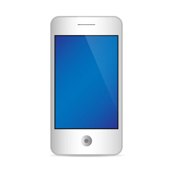 IPhone tarzı üzerinde beyaz izole