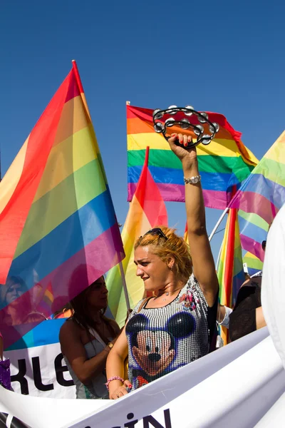 LGBTT gurur geçit töreni, Istanbul 2013 — Stok fotoğraf