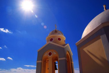 beyaz-mavi santorini, Yunanistan