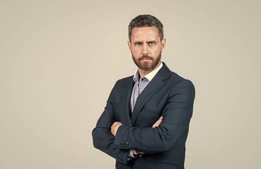 Başarılı erkek CEO. Patron ve çalışan. Güven ve başarı. ofis çalışanı