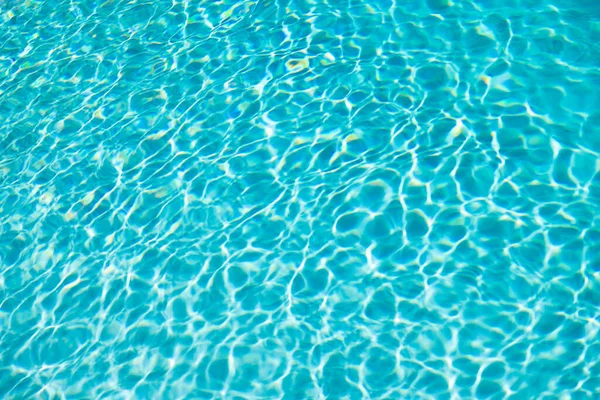 Vacances Été Bleu Piscine Fond Eau Avec Des Ondulations — Photo