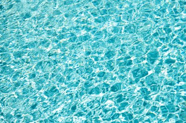 summer blue ocean water background with ripples.