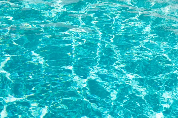 Türkisfarbener Hintergrund Des Schwimmbadwassers Mit Wellen Malibu — Stockfoto